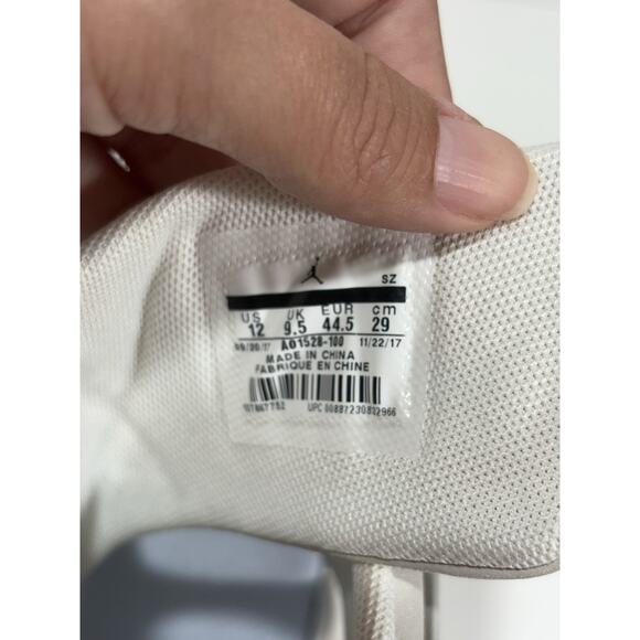 Nike Women's‎ Air Jordan 1 Lover XX Size 12 Shoes AO1528-100 AJ1 Off White GUC - Picture 7 of 9